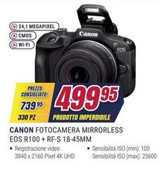 Canon - Fotocamera Mirrorless EOS R100 + RF-S 18-45mm