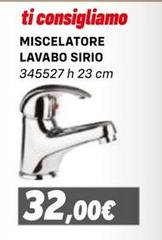 Sirio - Miscelatore Lavabo
