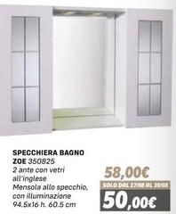 Solo - Specchiera Bagno Zoe 350825