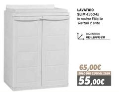 Solo - Lavatoio Slim 436045