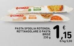 Conad - Pasta Sfoglia Rotonda, Rettangolare O Pasta Brisée