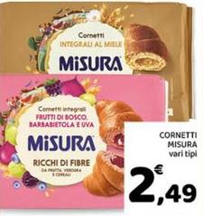 Misura - Cornetti