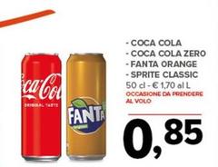 Fanta - Coca Cola Zero/ Orange/Sprite Classic