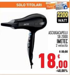 Imetec - Asciugacapelli S6 2000