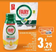 Fairy - Detersivo Per Lavastoviglie Platinum