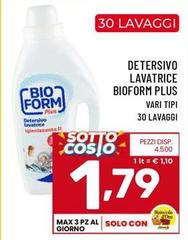 Bioform - Detersivo Lavatrice Plus