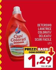 Facile - Detersivo Lavatrice Colorati/Delicati/Scuri