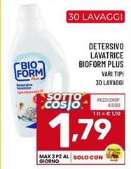 Bioform - Detersivo Lavatrice Plus