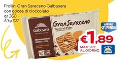 Galbusera - Frollini Gran Saraceno Con Gocce Di Cioccolato