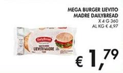 Daily Bread - Mega Burger Lievito Madre 