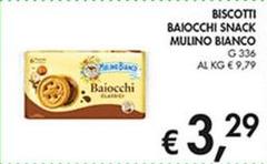 Mulino Bianco - Biscotti Baiocchi Snack