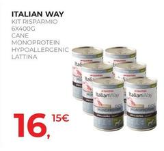 Italian Way - Kit Risparmio Cane Monoprotein Hypoallergenic Lattina