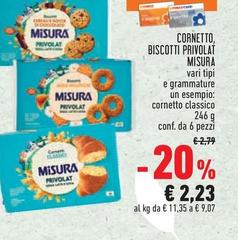 Misura - Cornetto, Biscotti Privolat