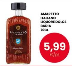 Badia - Amaretto Italiano Liquore Dolce