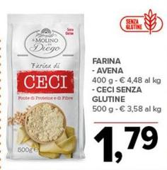 Molino - Farina Avena/ Ceci Senza Glutine