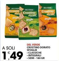 Del verde - Crostino Dorato Sfoglie Classiche