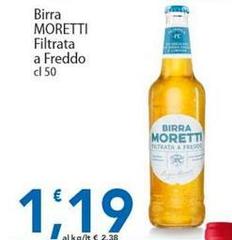 Moretti - Birra Filtrata A Freddo