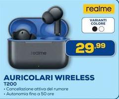Realme - Auricolari Wireless T200