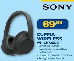 Sony - Cuffia Wireless WH-CH720NB