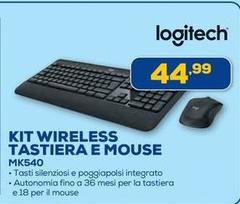 Logitech - Kit Wireless Tastiera E Mouse Mk540