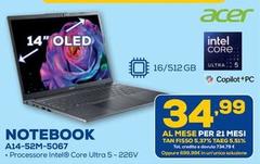 Acer - Notebook A14-52m-5067