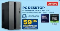 Lenovo - Pc Desktop LOQ Tower 91AY002DXD