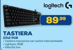 Logitech - G512 Rgb Tastiera Nero