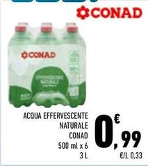 Conad - Acqua Effervescente Naturale