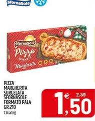 Sfornasole - Pizza Margherita Surgelata Formato Pala