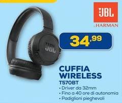 Jbl - Cuffia Wireless T570bt