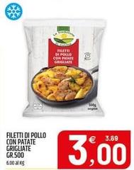 Filetti Di Pollo Con Patate Grigliate