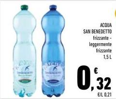 San Benedetto - Acqua frizzante/Leggermente Frizzante