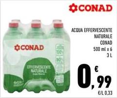 Conad - Acqua Effervescente Naturale