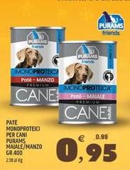 Purams - Pate Monoproteici Per Cani Maiale/Manzo