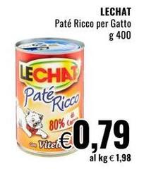 Le chat - Paté Ricco Per Gatto