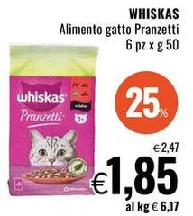 Whiskas - Alimento Gatto Pranzetti