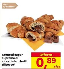 Cornetti Super Supreme Al Cioccolato O Frutti Di Bosco