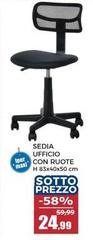 Iper - Sedia UFFICIO CON RUETE