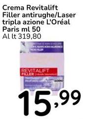 Crema Revitalift Filler Antirughe/Laser Tripla Azione L'oréal Paris