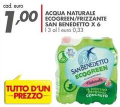 San Benedetto - Acqua Naturale Ecogreen/Frizzante