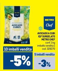 Metro chef - Avocado A Cubi Iqf Surgelato