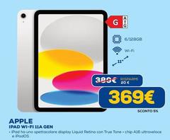 Apple - Ipad Wi-fi 11a Gen