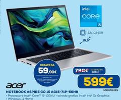 Acer - Notebook Aspire Go 15 Agis-71p-56n9