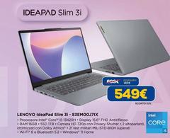 Lenovo - Ideapad Slim 3i 83EMO0J7IX