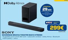 Sony - Soundbar Bravia Theatre Bar 6 Htbd60