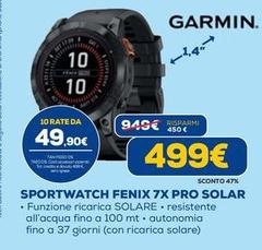 Garmin - Fenix 7x Pro Solar