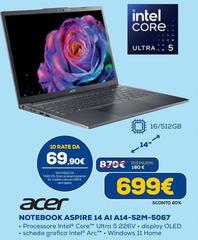 Acer - Notebook Aspire 14 AI A14-52M-5067