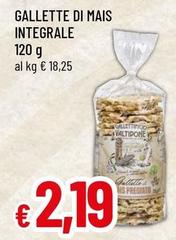 Valtidone - Gallette Di Mais Integrale