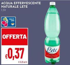 Lete - Acqua Effervescente Naturale