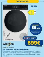 Whirlpool - Asciugatrice CWD113MWBsit
